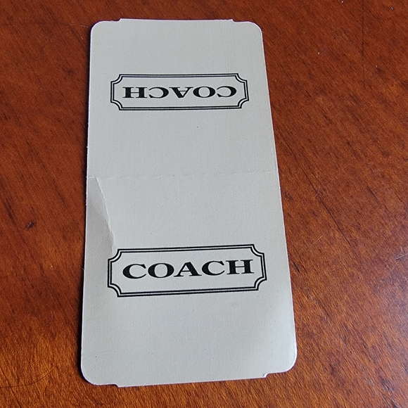 Vintage Coach Chunky Case EUC Gray Leather w hangtag and original sales tag 7165 - Picture 14 of 14